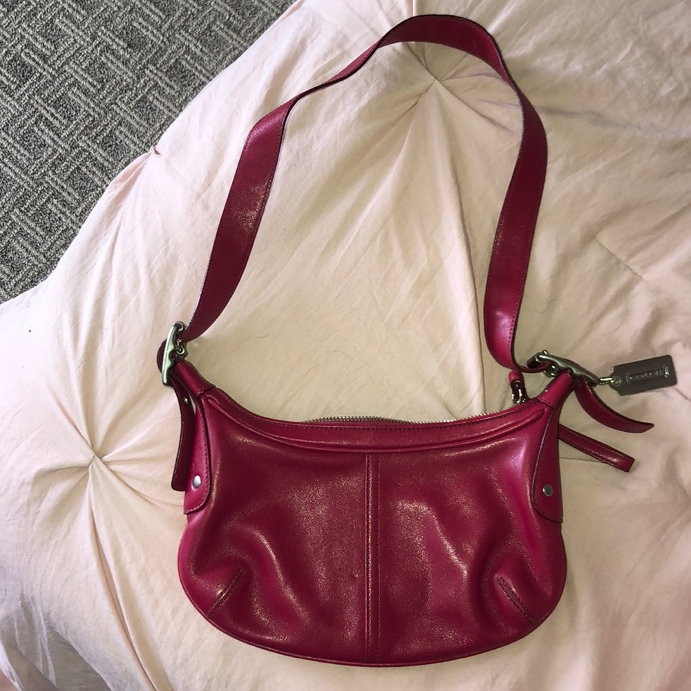 Vintage Fushia Coach Purse
